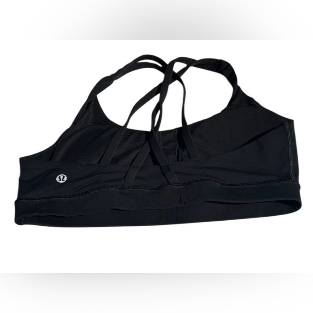 Lululemon Energy Bra Black Size 10 EUC